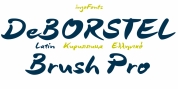 DeBorstel Brush Pro font download