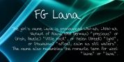 FG Lana font download