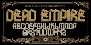 H74 Dead Empire font download