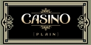 Casino Plain font download