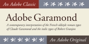 Adobe Garamond Pro font download