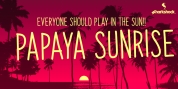 Papaya Sunrise font download