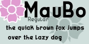 MauBo font download