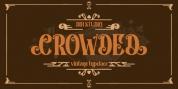 Crowded font download
