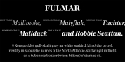 Fulmar font download