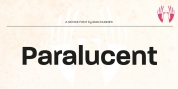 Paralucent font download