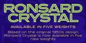 Ronsard Crystal font download