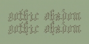 Gothic Shadow font download