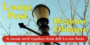Lamp Post JNL font download