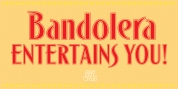 Bandolera font download