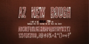 AZ New Rough font download