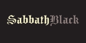 Sabbath Black font download