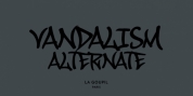 Vandalism Alternate font download