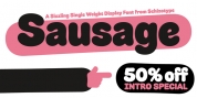 Sausage font download