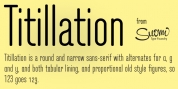 Titillation font download