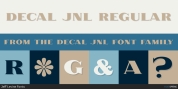 Decal JNL font download