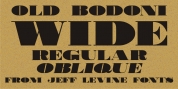 Old Bodoni Wide JNL font download