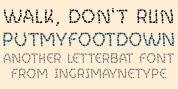 Put My Foot Down font download