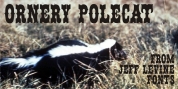 Ornery Polecat JNL font download