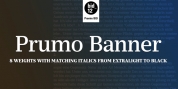 Prumo Banner font download