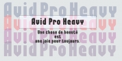 Avid Pro font download