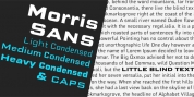 Morris Sans font download