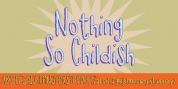 Nothing So Childish font download
