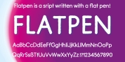 Flatpen font download
