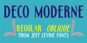 Deco Moderne JNL font download