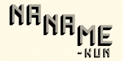 Naname Kun font download