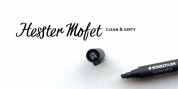 Hesster Mofet font download