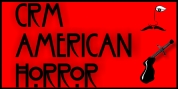 CRM American Horror font download