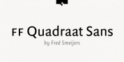 FF Quadraat Sans font download