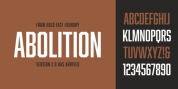 Abolition font download