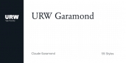URW Garamond font download