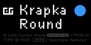 DR Krapka Round font download