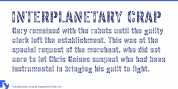 Interplanetary Crap font download
