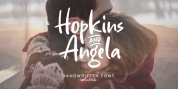 Hopkins Angela font download