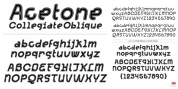 Acetone font download