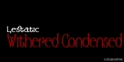 Lestatic Withered Condensed font download