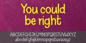 You Could Be Right font download