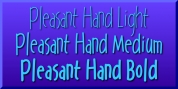 Pleasant Hand font download