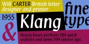 Klang MT font download
