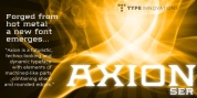 Axion SER font download