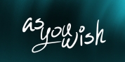 As You Wish font download