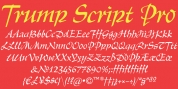 Trump Script font download
