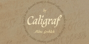 Caligraf font download