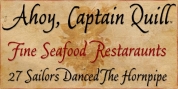Captain Quill font download