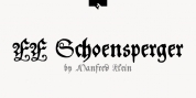 FF Schoensperger font download