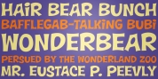 Wonderbear PB font download